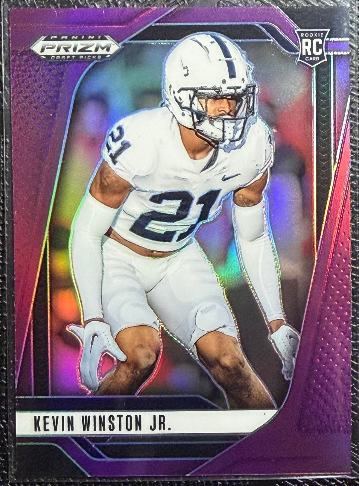 2025 Panini Prizm Draft Picks #105 Kevin Winston Jr. Prizms Purple #/99