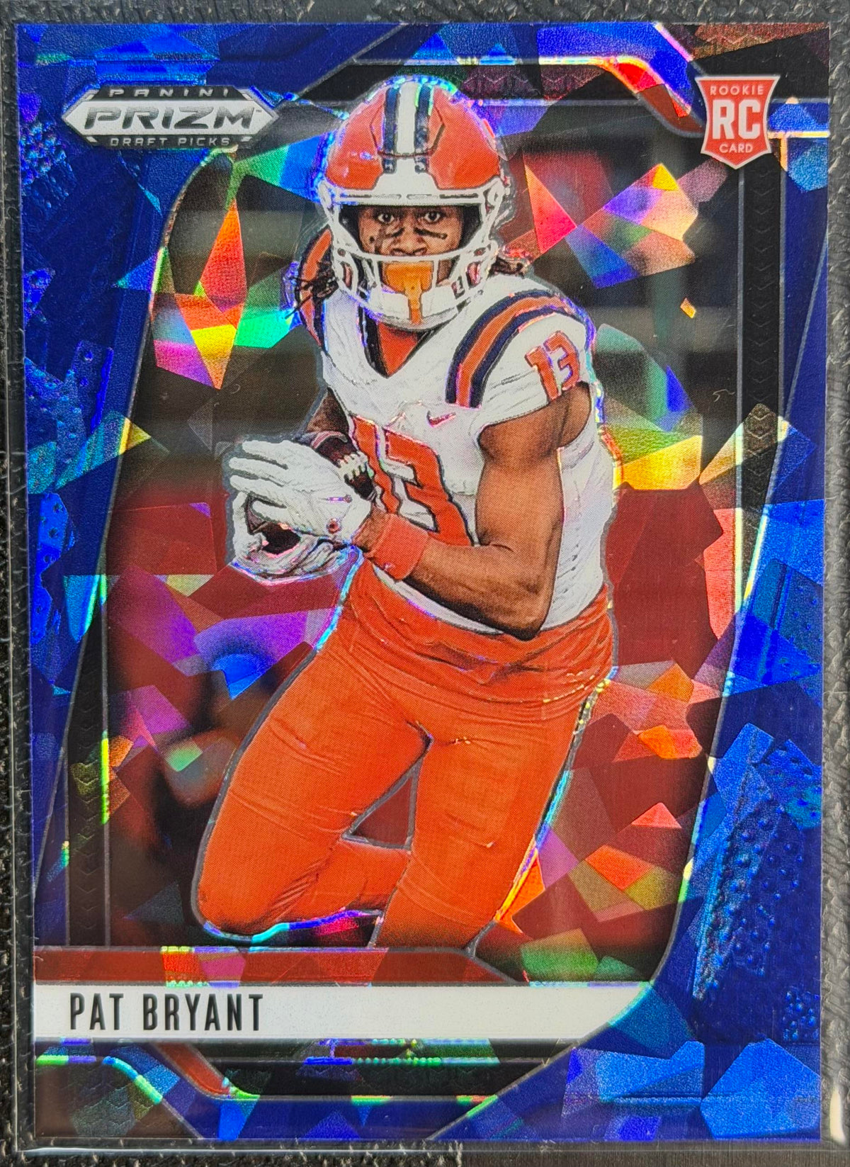 2025 Panini Prizm Draft Picks #35 Pat Bryant Prizms Blue Ice #/149