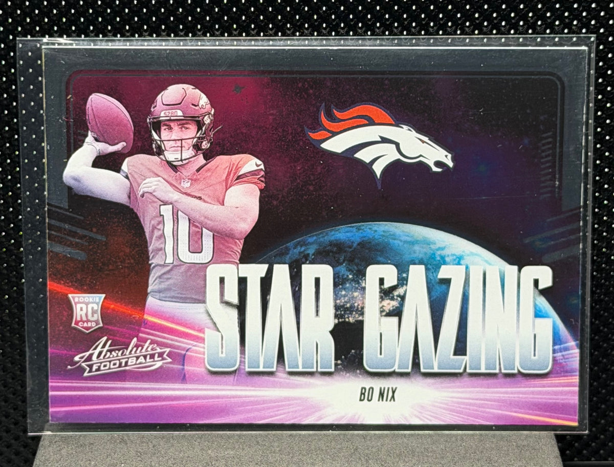 2024 Panini Absolute #SG-BNX Bo Nix Star Gazing