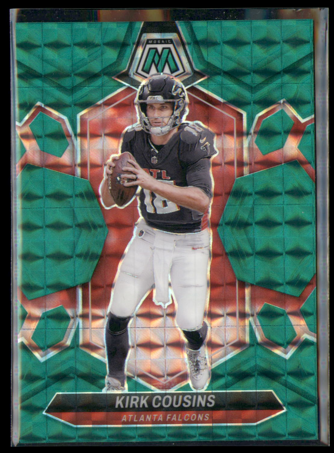 2024 Panini Mosaic #8 Kirk Cousins Mosaic Green