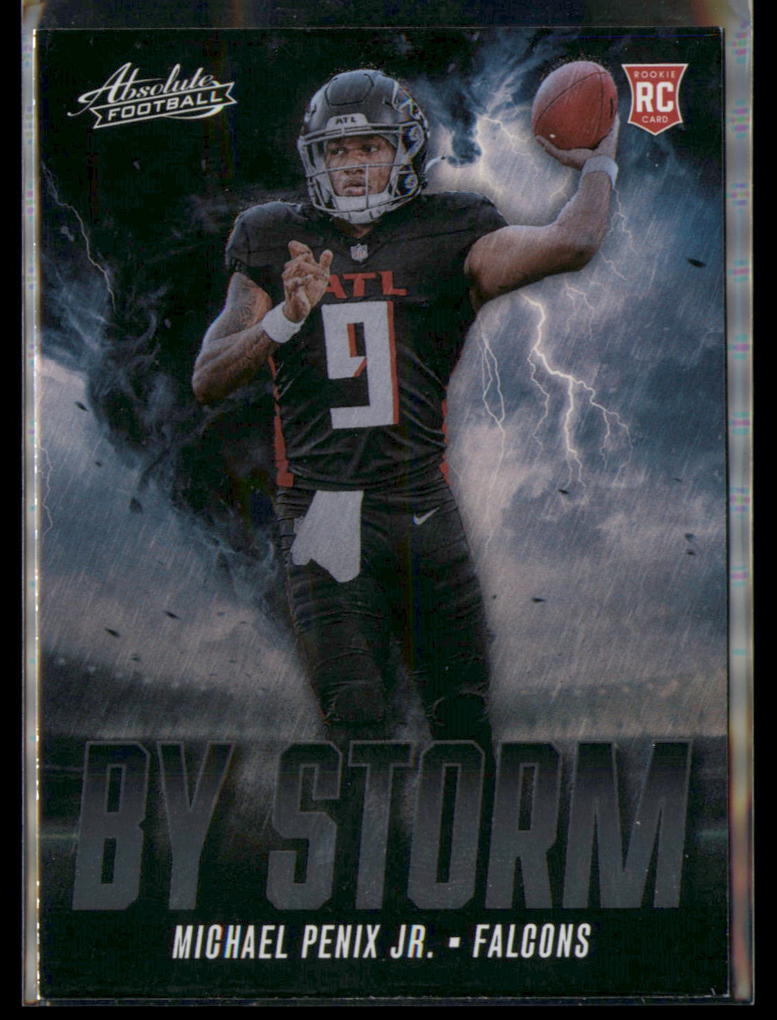 2024 Panini Absolute #BS-MPJ Michael Penix Jr. By Storm