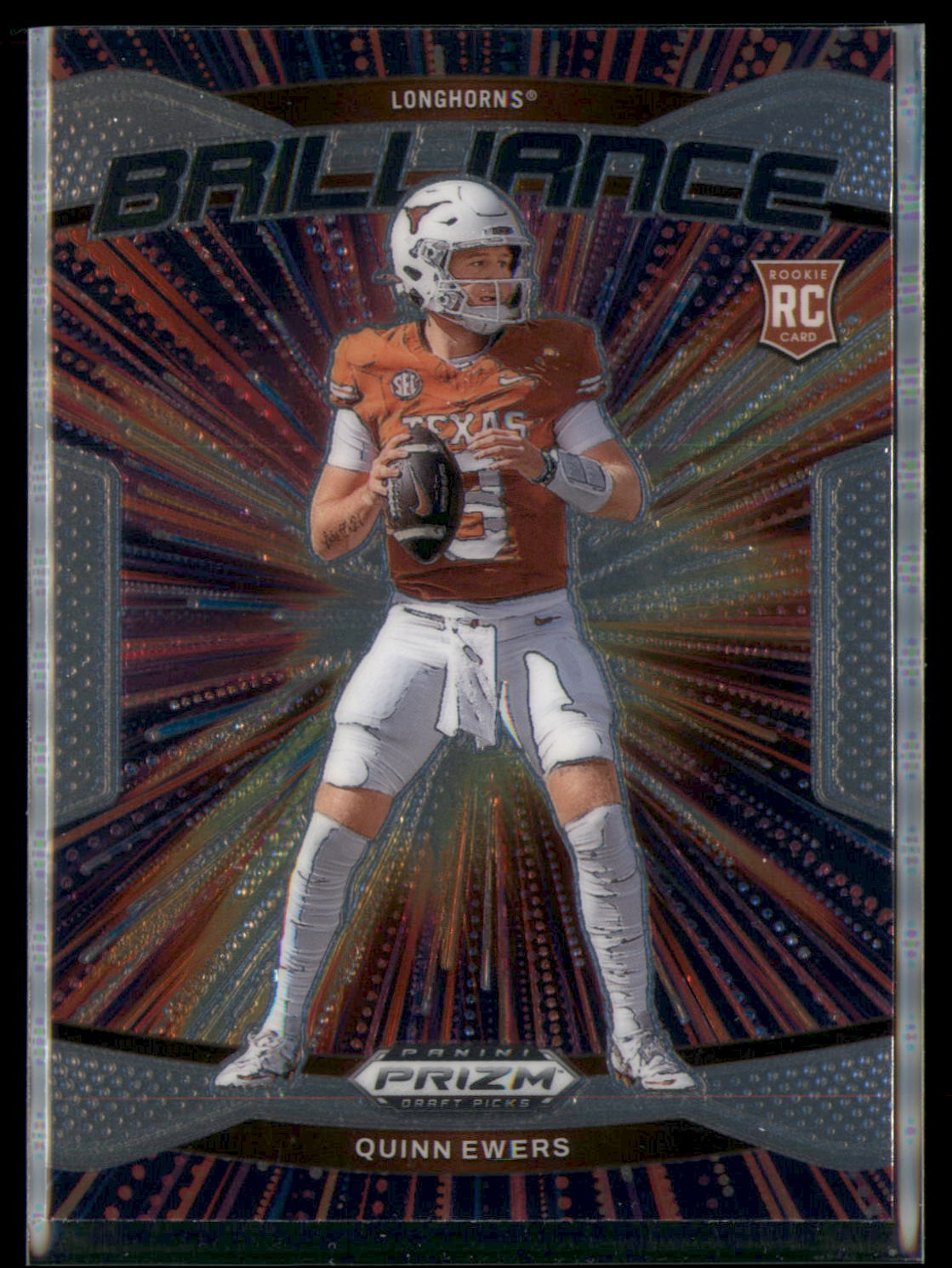 2025 Panini Prizm Draft Picks #15 Quinn Ewers Brilliance