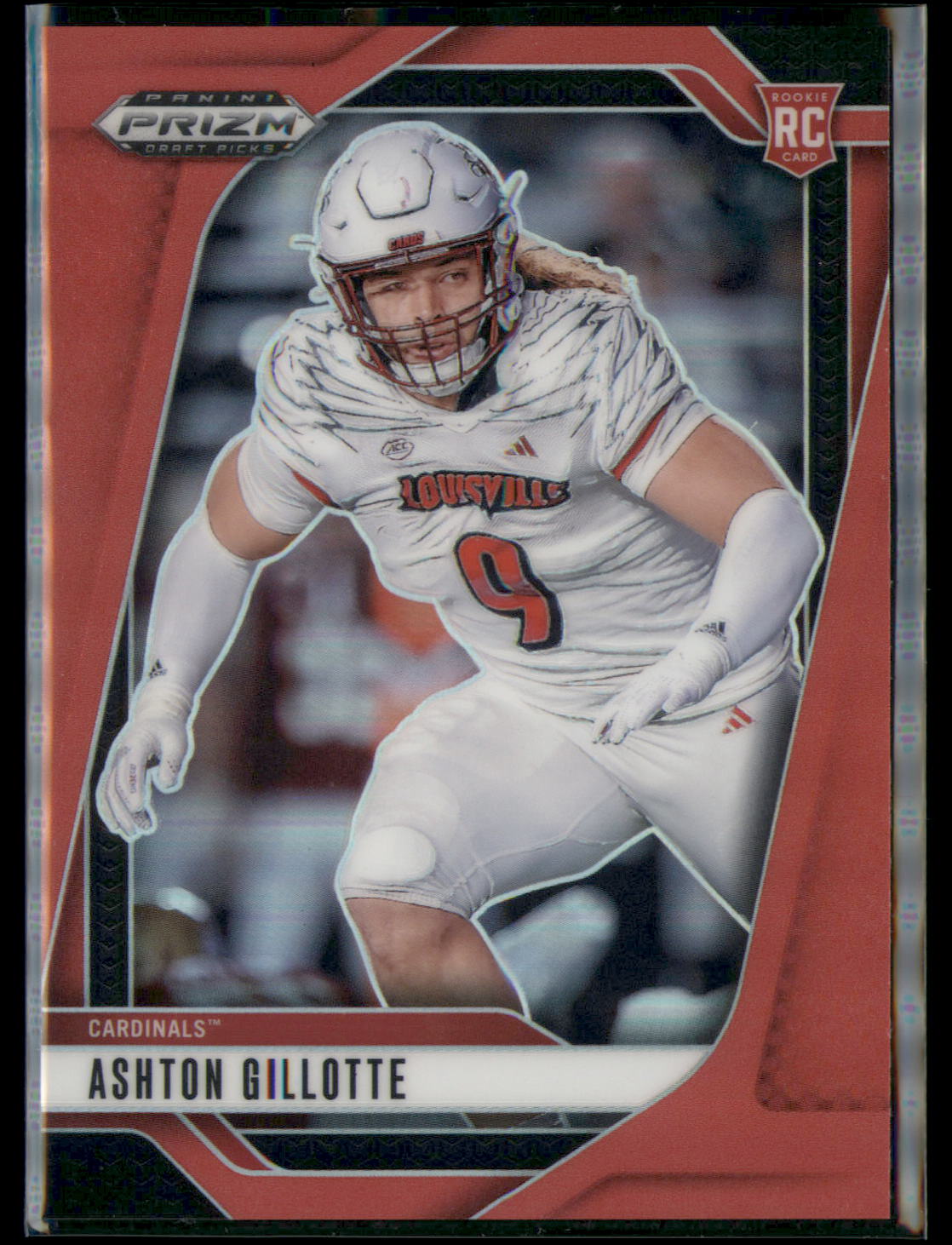 2025 Panini Prizm Draft Picks #48 Ashton Gillotte Prizms Red #/399