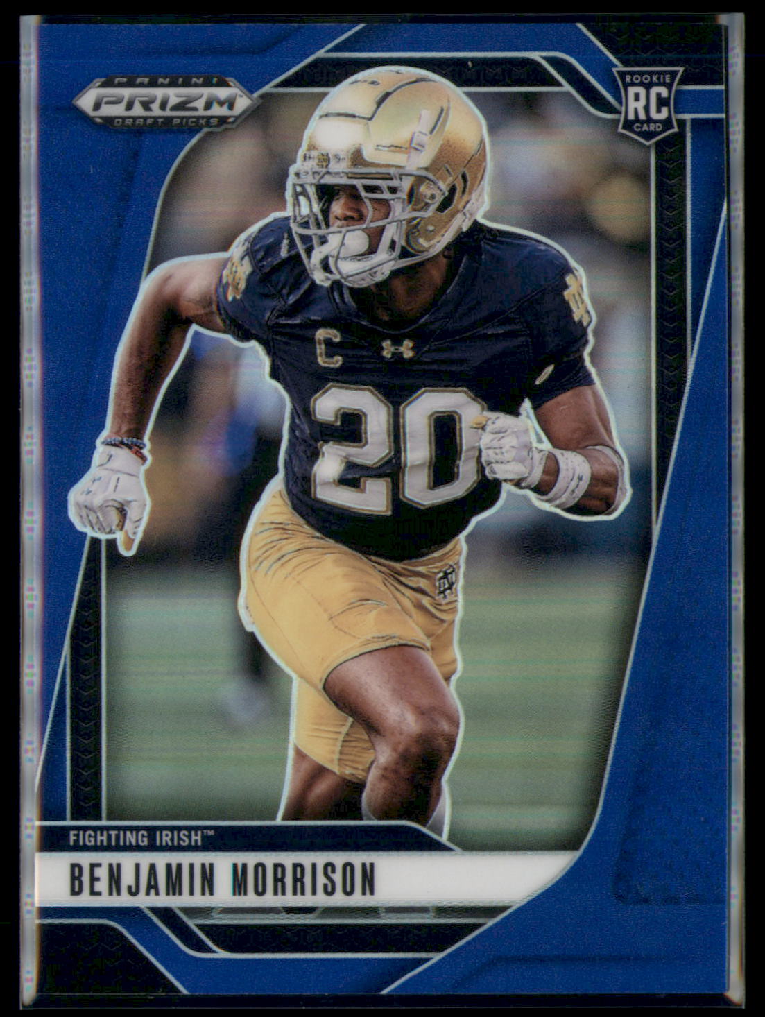 2025 Panini Prizm Draft Picks #75 Benjamin Morrison Prizms Blue #/249