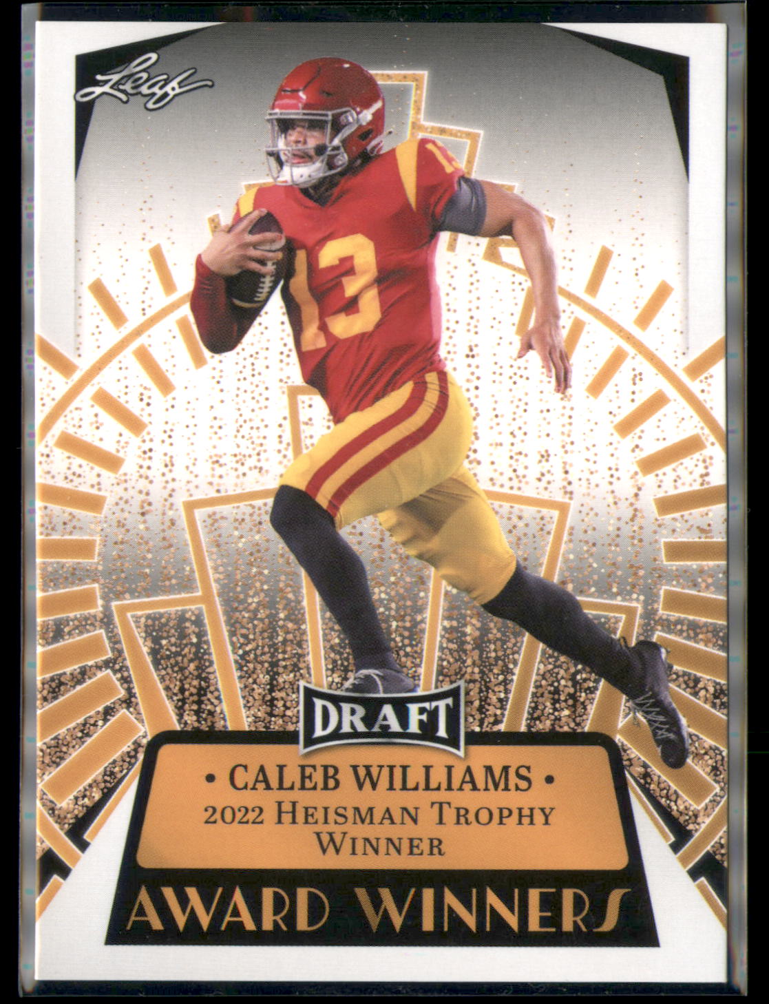 2023 Leaf Draft - Award Winners Caleb Williams #14 (RC) Chicago Bears