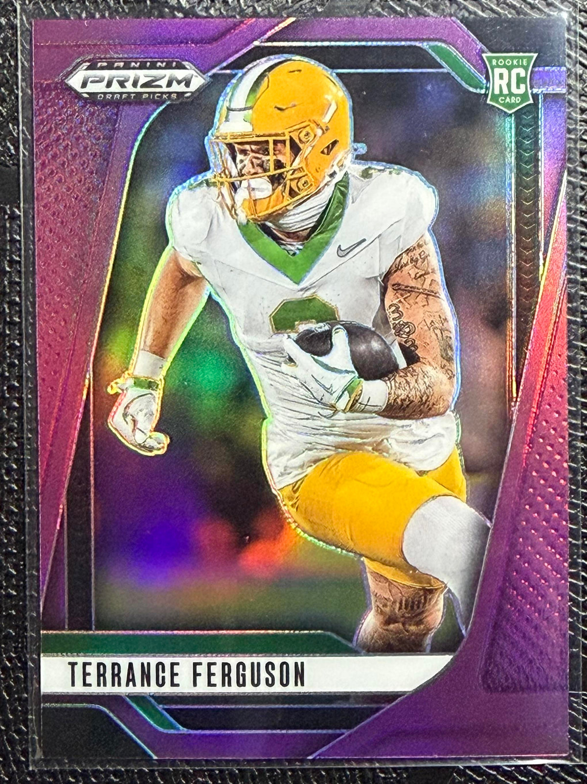 2025 Panini Prizm Draft Picks #99 Terrance Ferguson Prizms Purple #/99