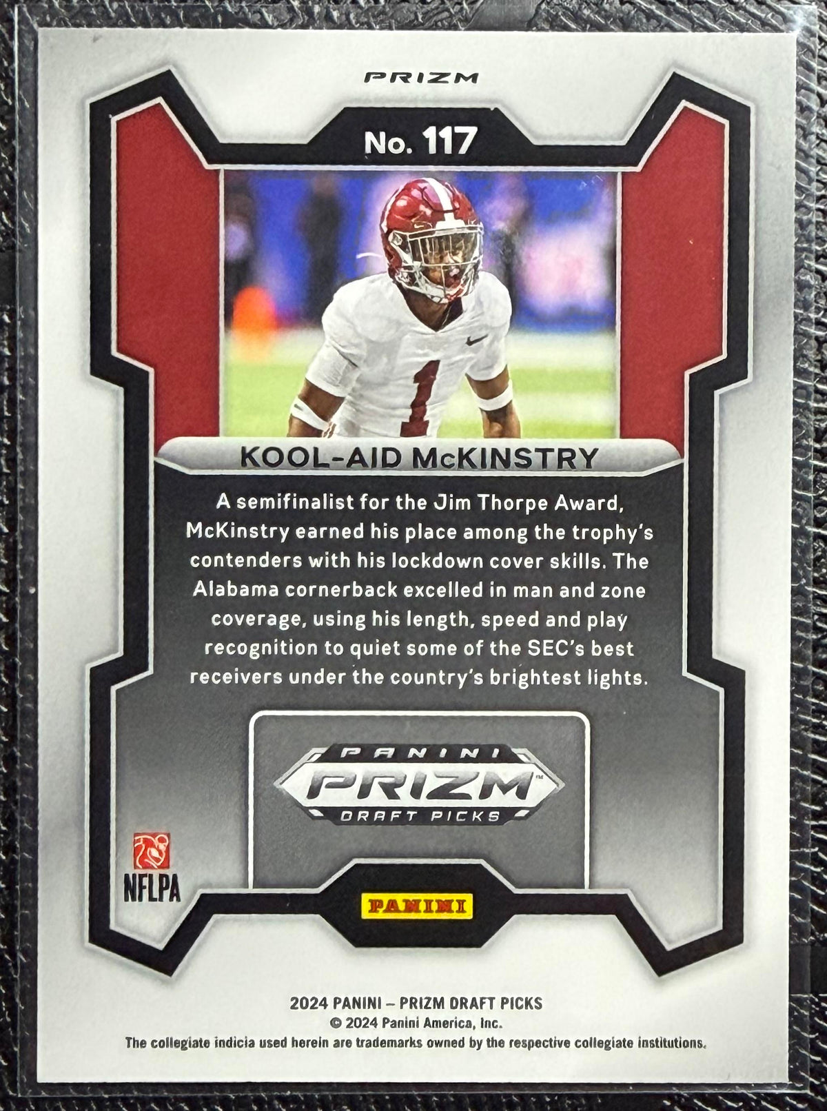 2024 Panini Prizm Draft Picks #117 Kool-Aid McKinstry Green