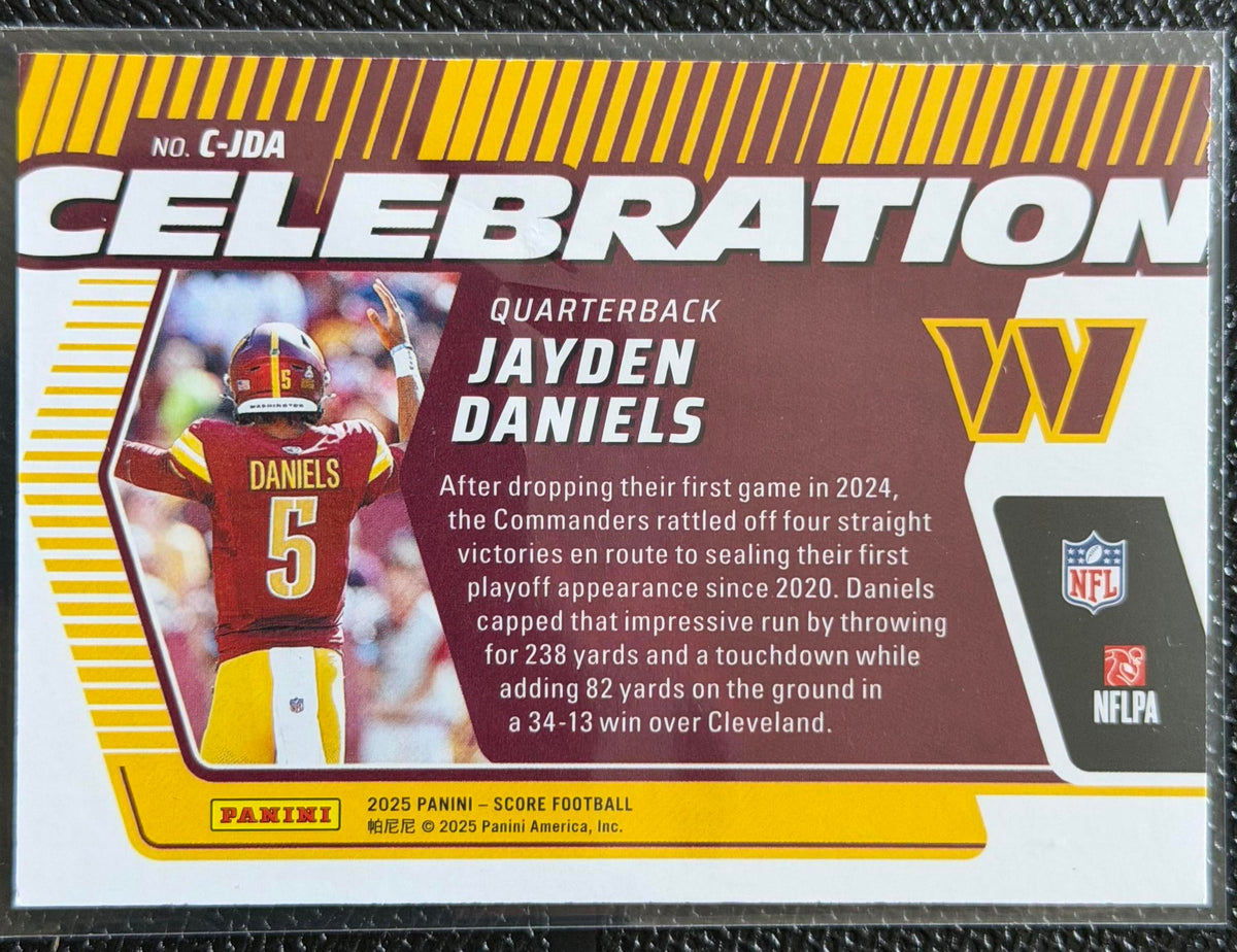 2025 Score #C-JDA Jayden Daniels Celebration