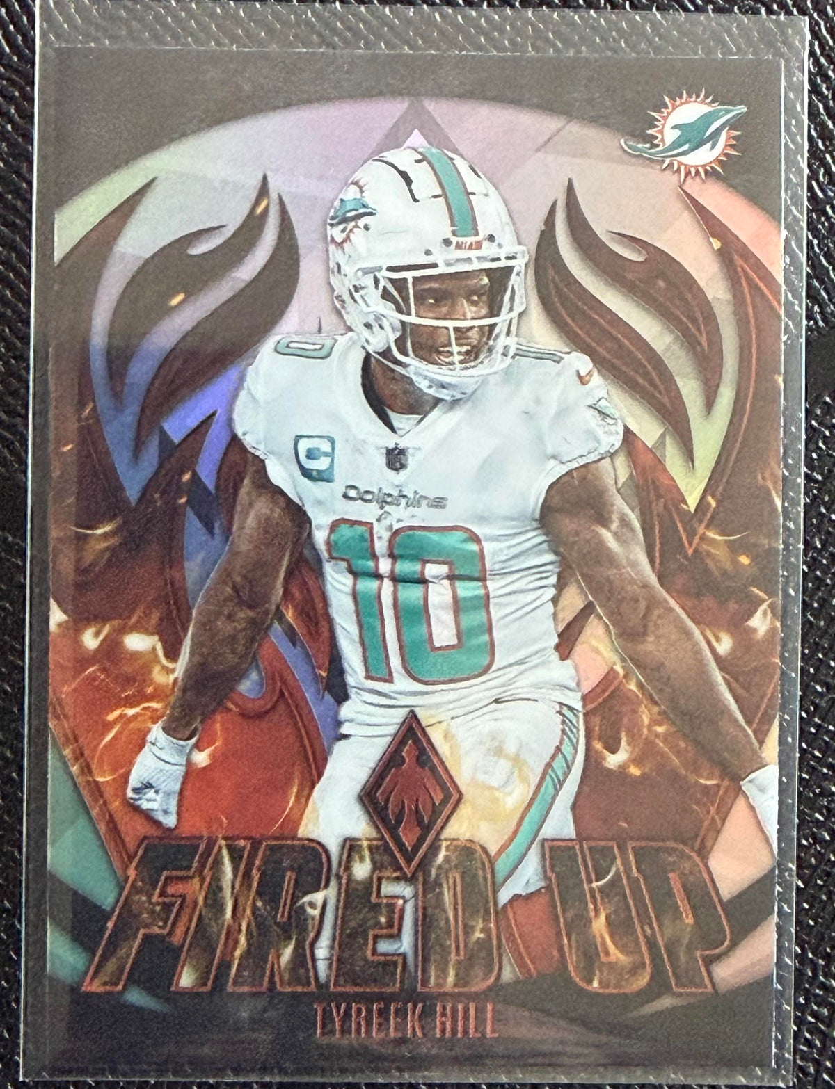 2023 Panini Phoenix #FU-13 Tyreek Hill Fired Up Silver