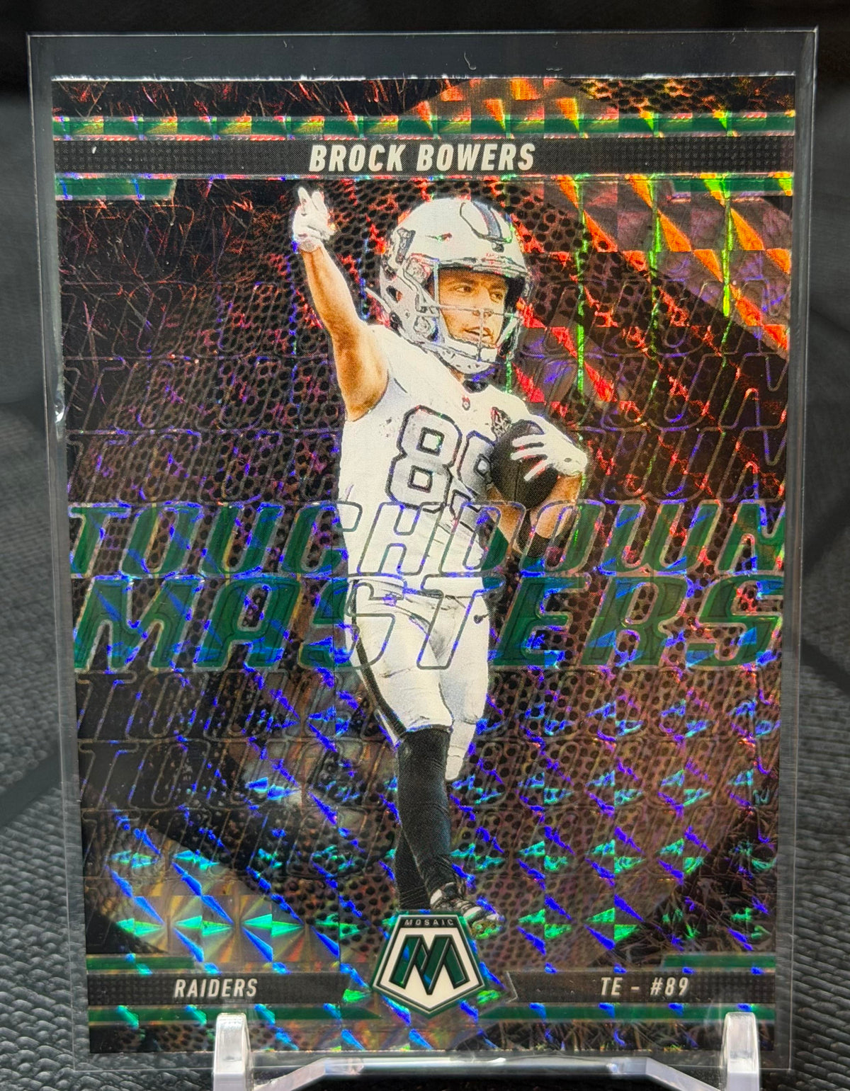 2025 Panini Mosaic #2 Brock Bowers Touchdown Masters