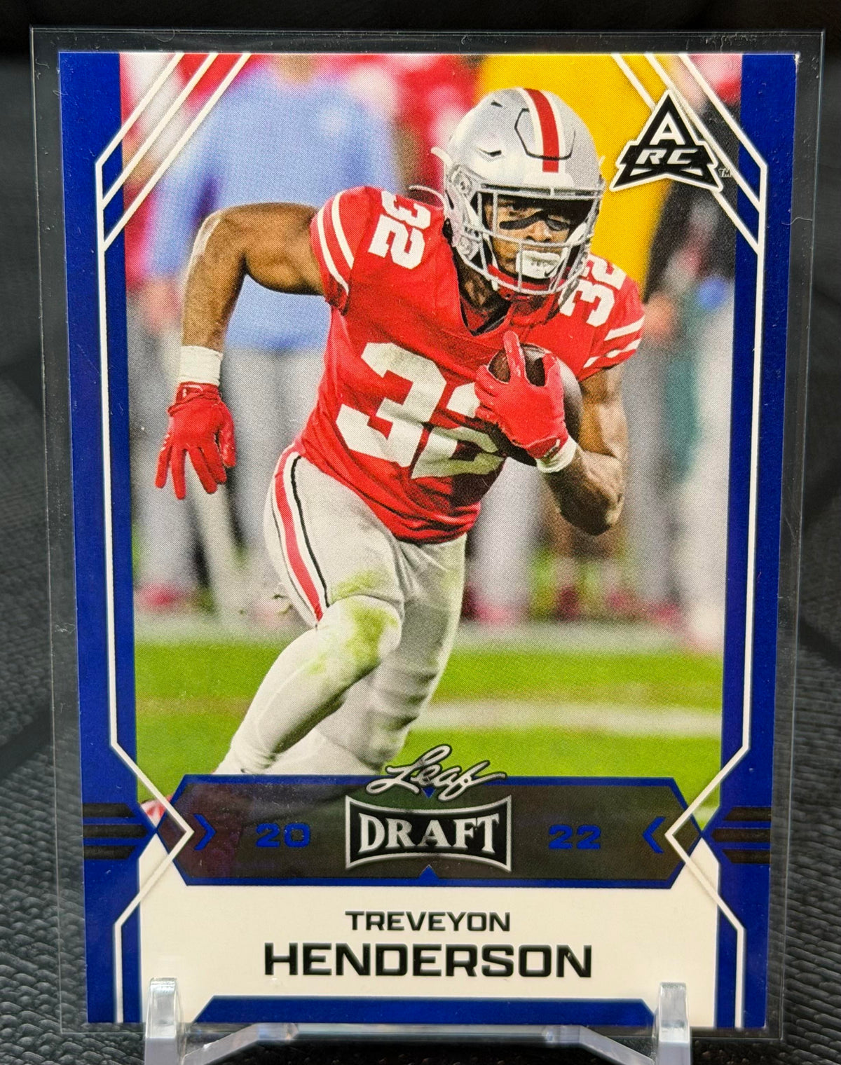 2022 Leaf Draft #06 TreVeyon Henderson Blue