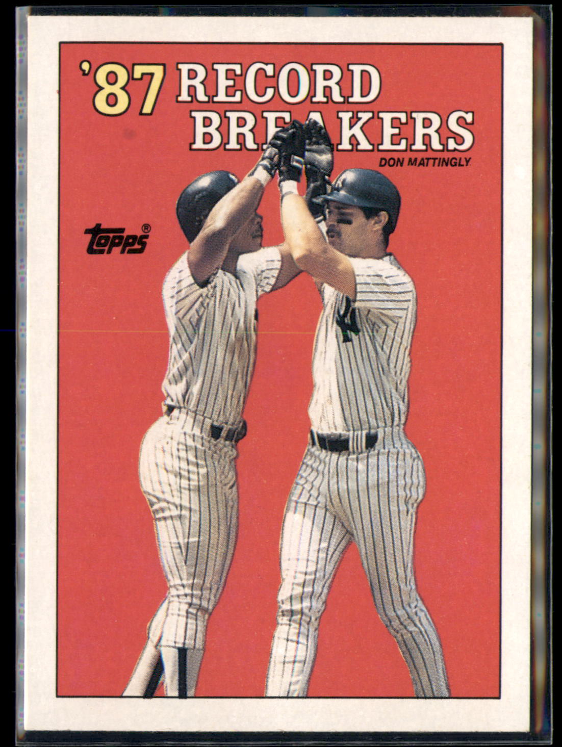 1988 Topps #2 Don Mattingly Collector's Edition (Tiffany)