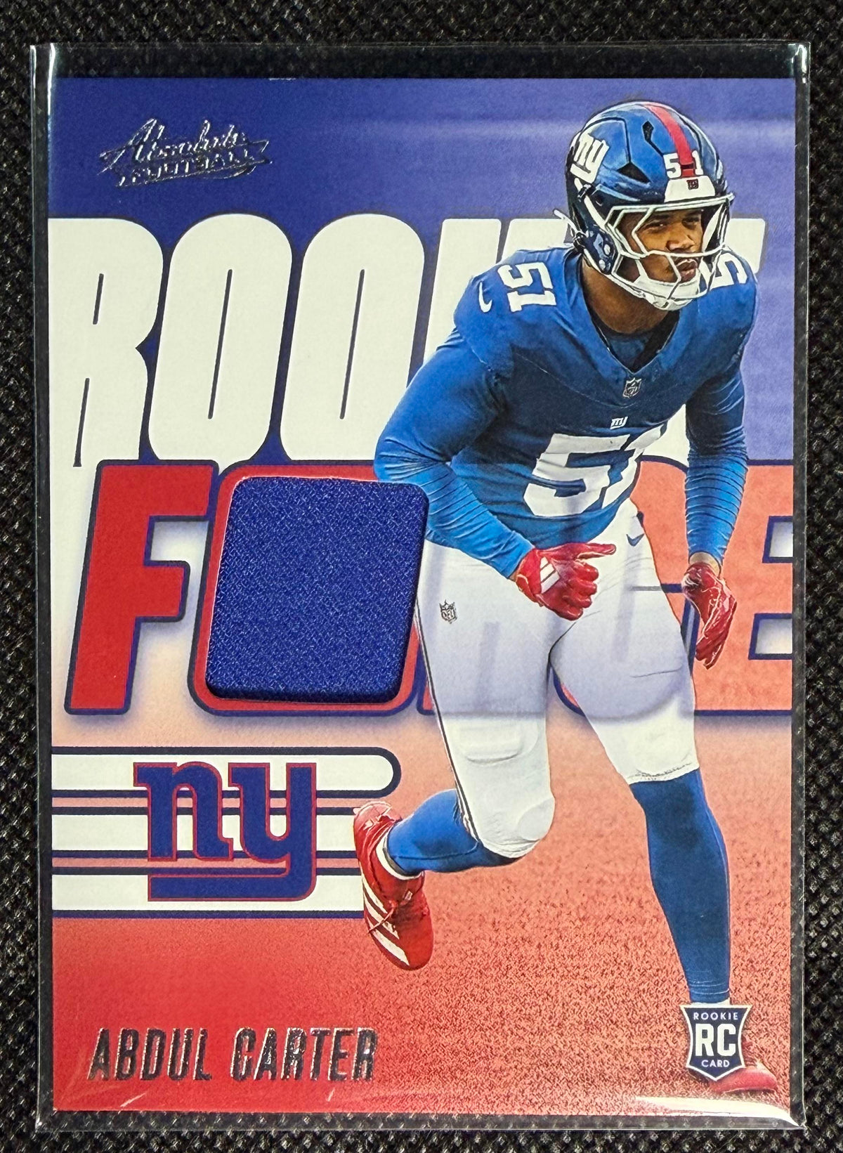 2025 Panini Absolute Abdul Carter Rookie Force patch