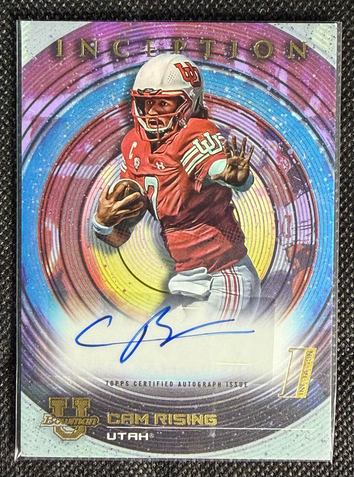 2022-23 Bowman University Inception #BIA-CR Cam Rising Base Autographs