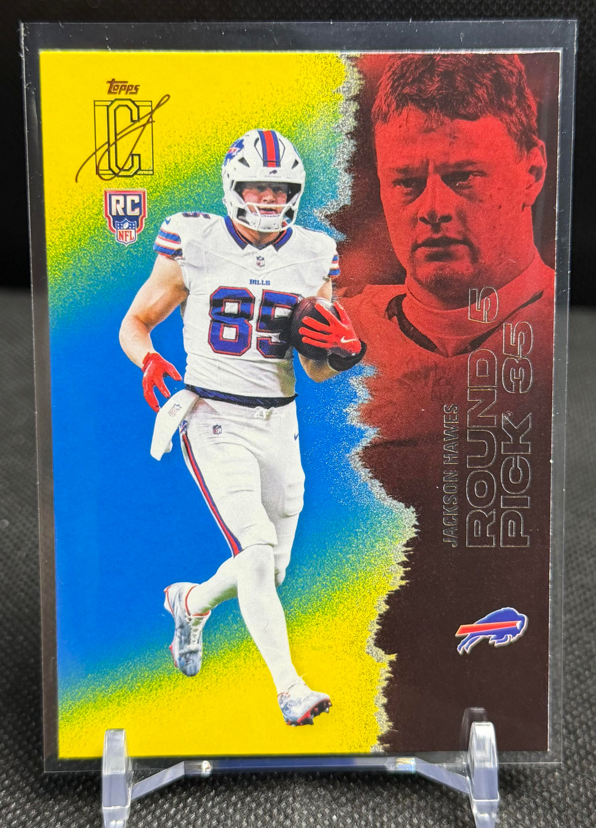 2025 Topps Signature Class #207 Jackson Hawes Blue & Yellow