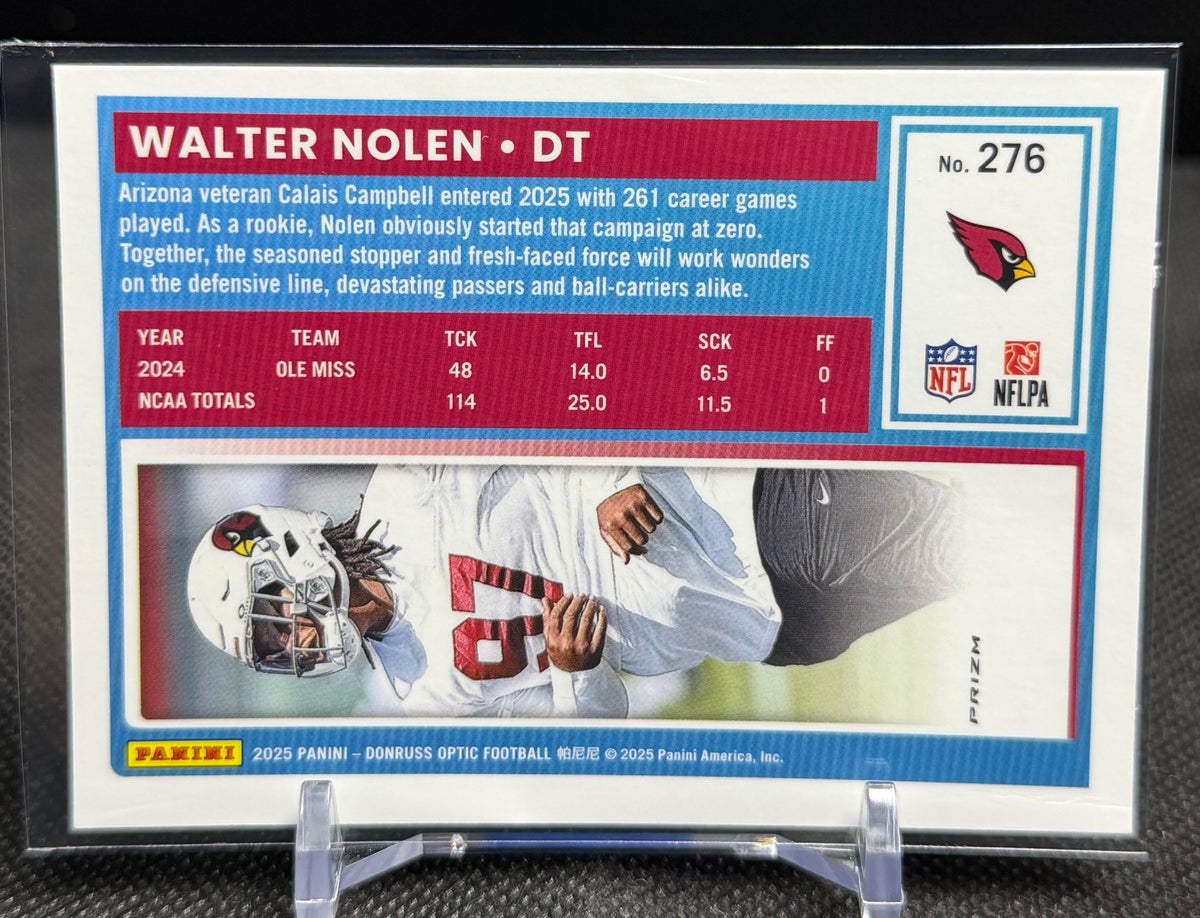 2025 Donruss Optic #276 Walter Nolen Pink