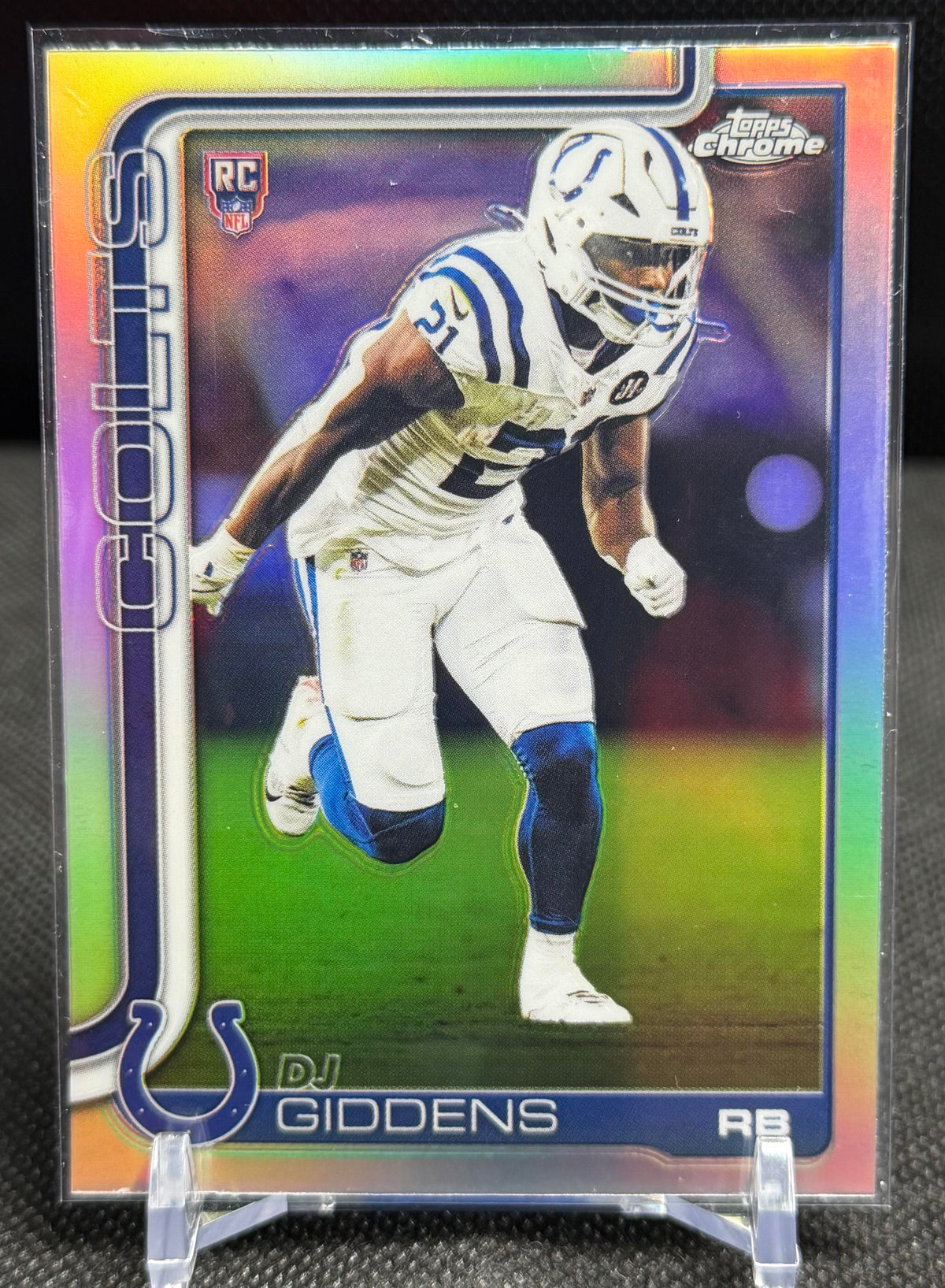 2025 Topps Chrome #390 DJ Giddens Refractor