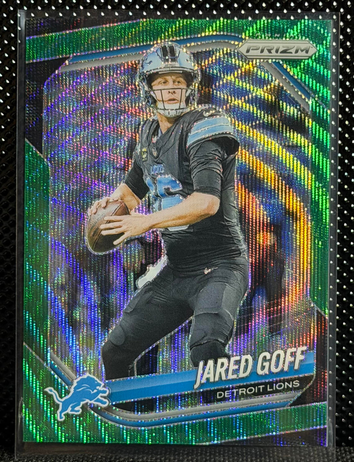 2025 Panini Prizm #10 Jared Goff Green Wave