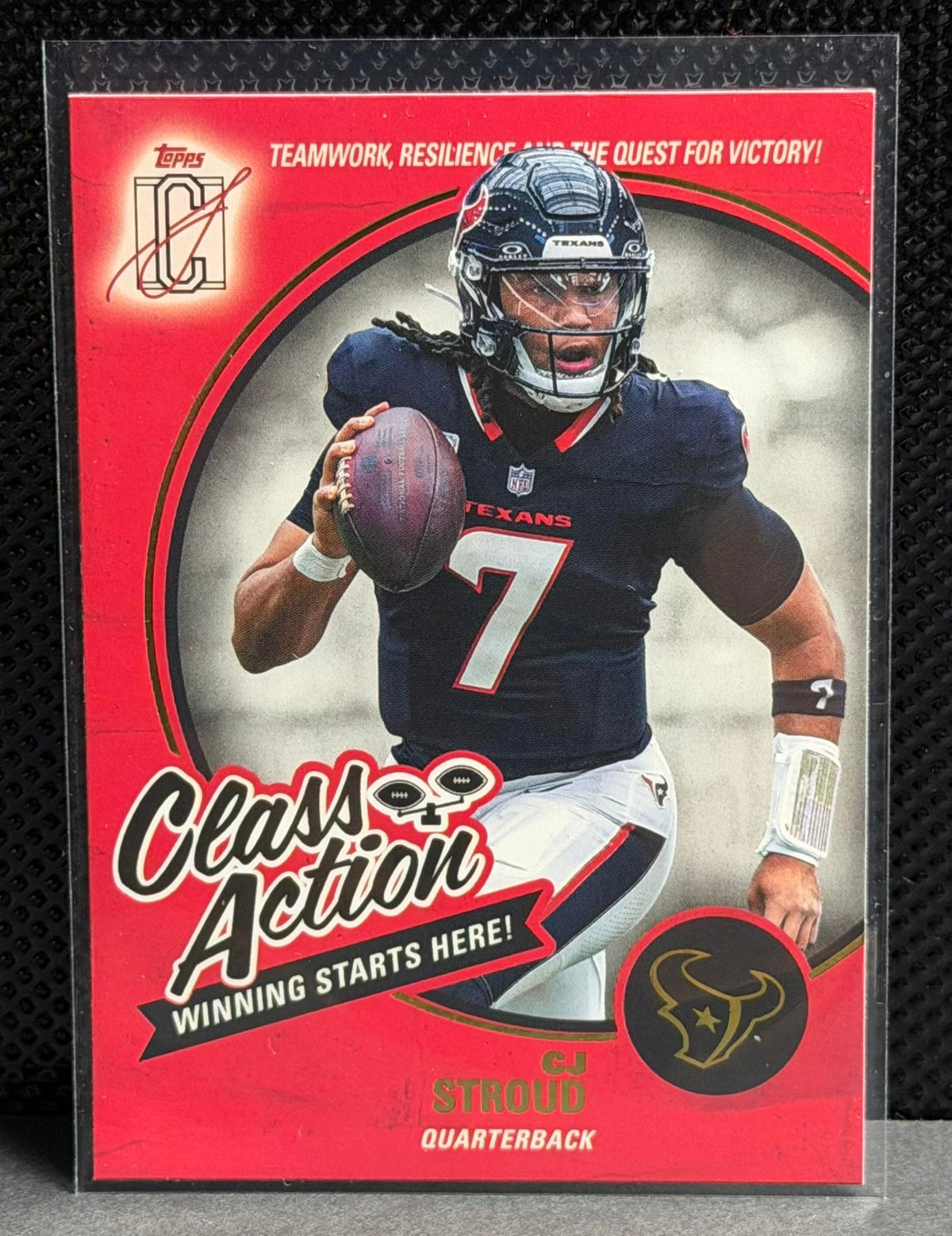 2025 Topps Signature Class #CA-13 CJ Stroud Class Action