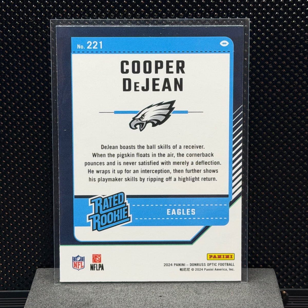 2024 Donruss Optic #221 Cooper DeJean