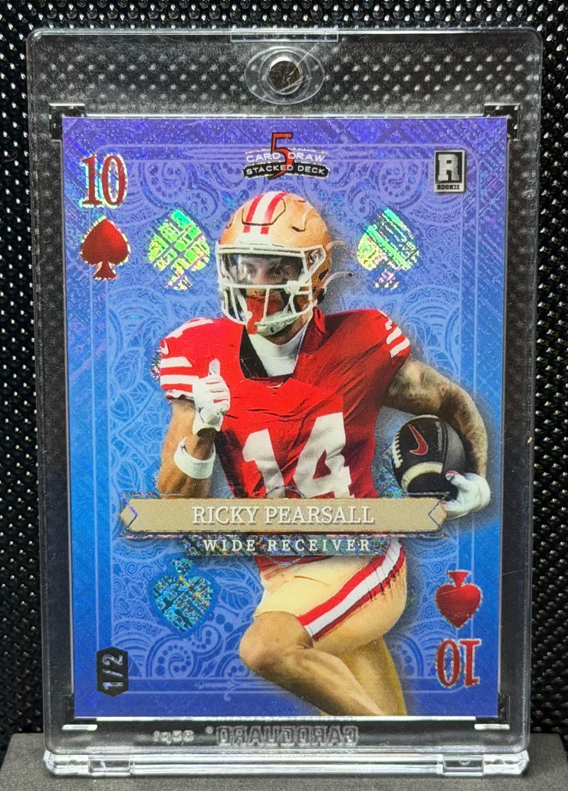 2024 Wild Card 5 Ace Of Spades Ricky Pearsall 1/2