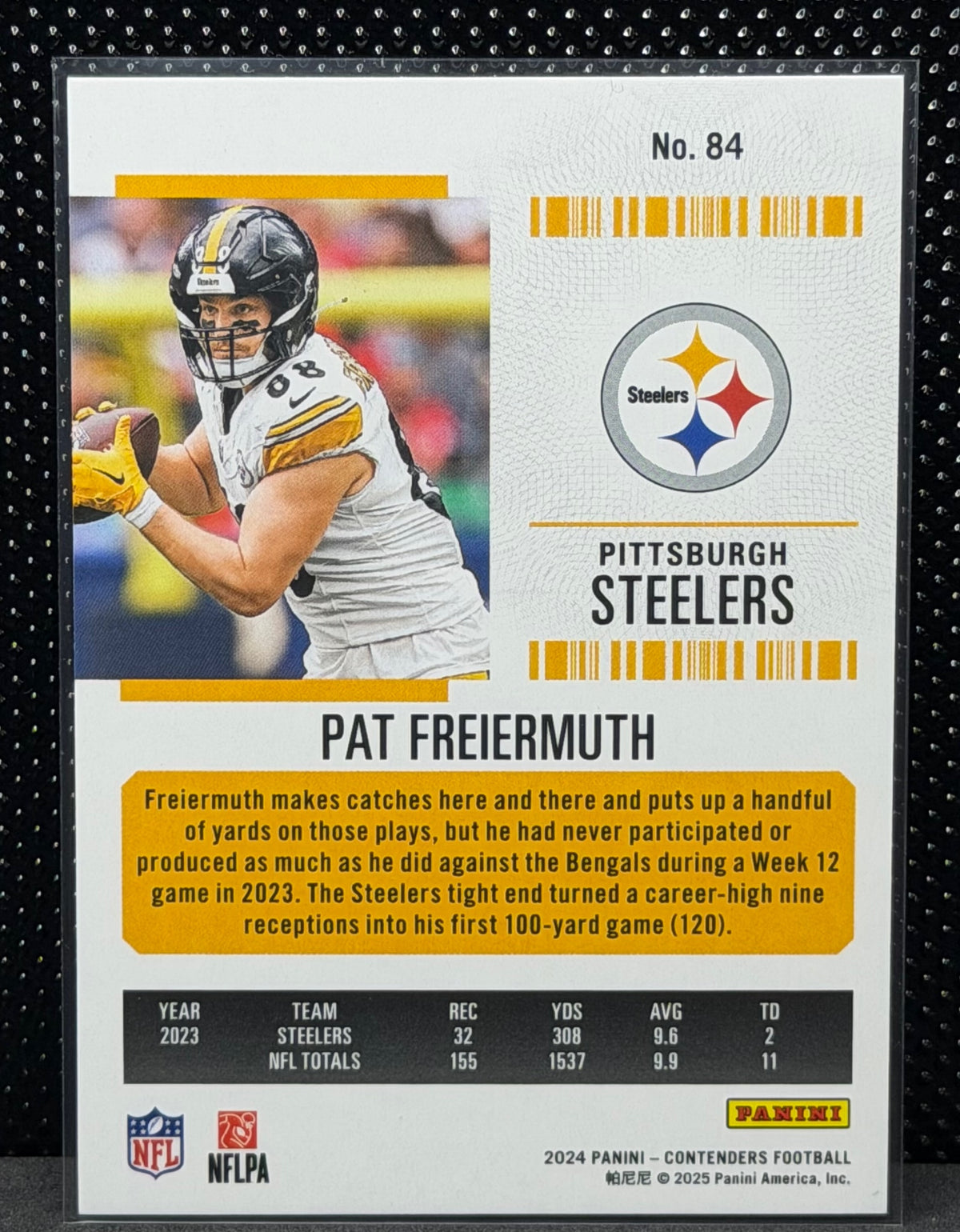 2024 Panini Contenders #84 Pat Freiermuth Retail