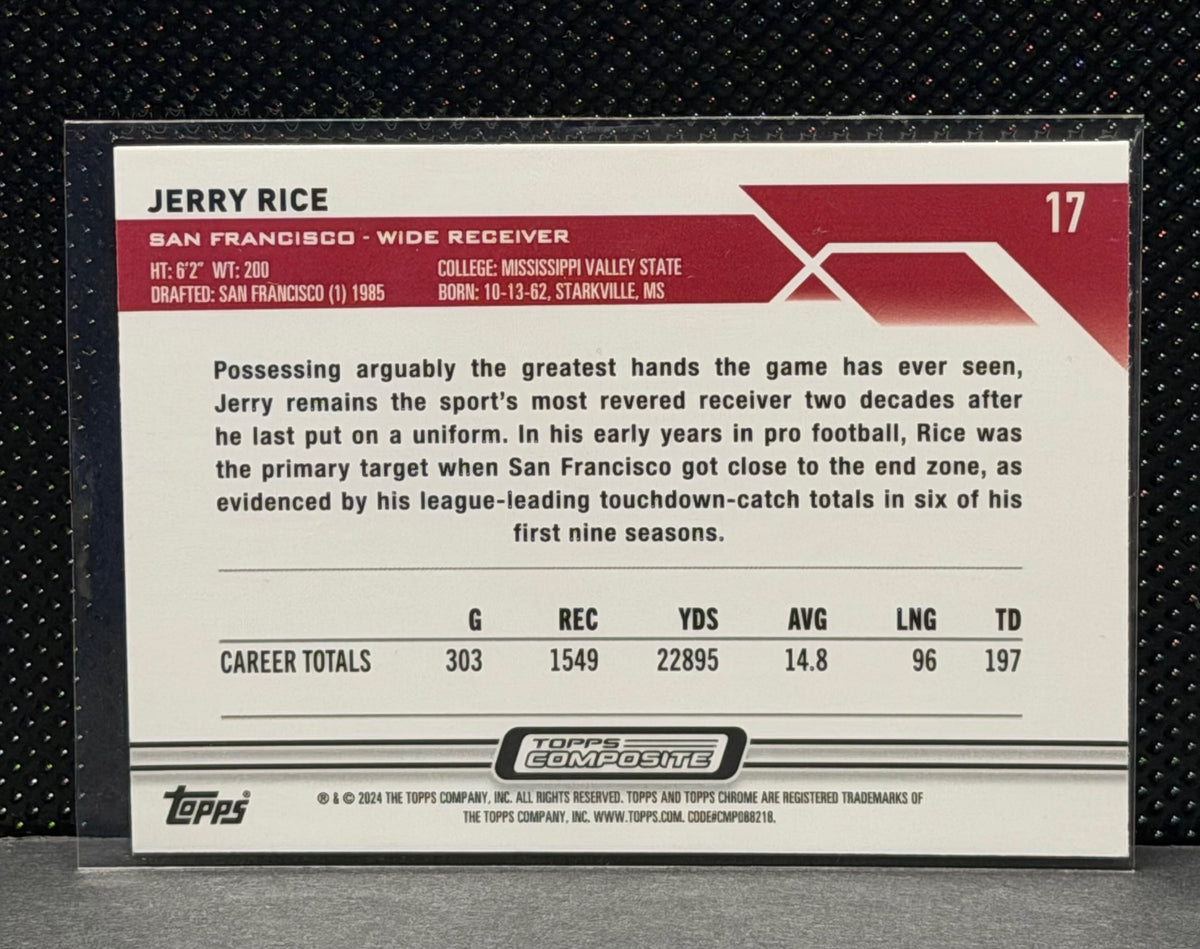 2023 Topps Composite #17 Jerry Rice Topps Chrome Geometric