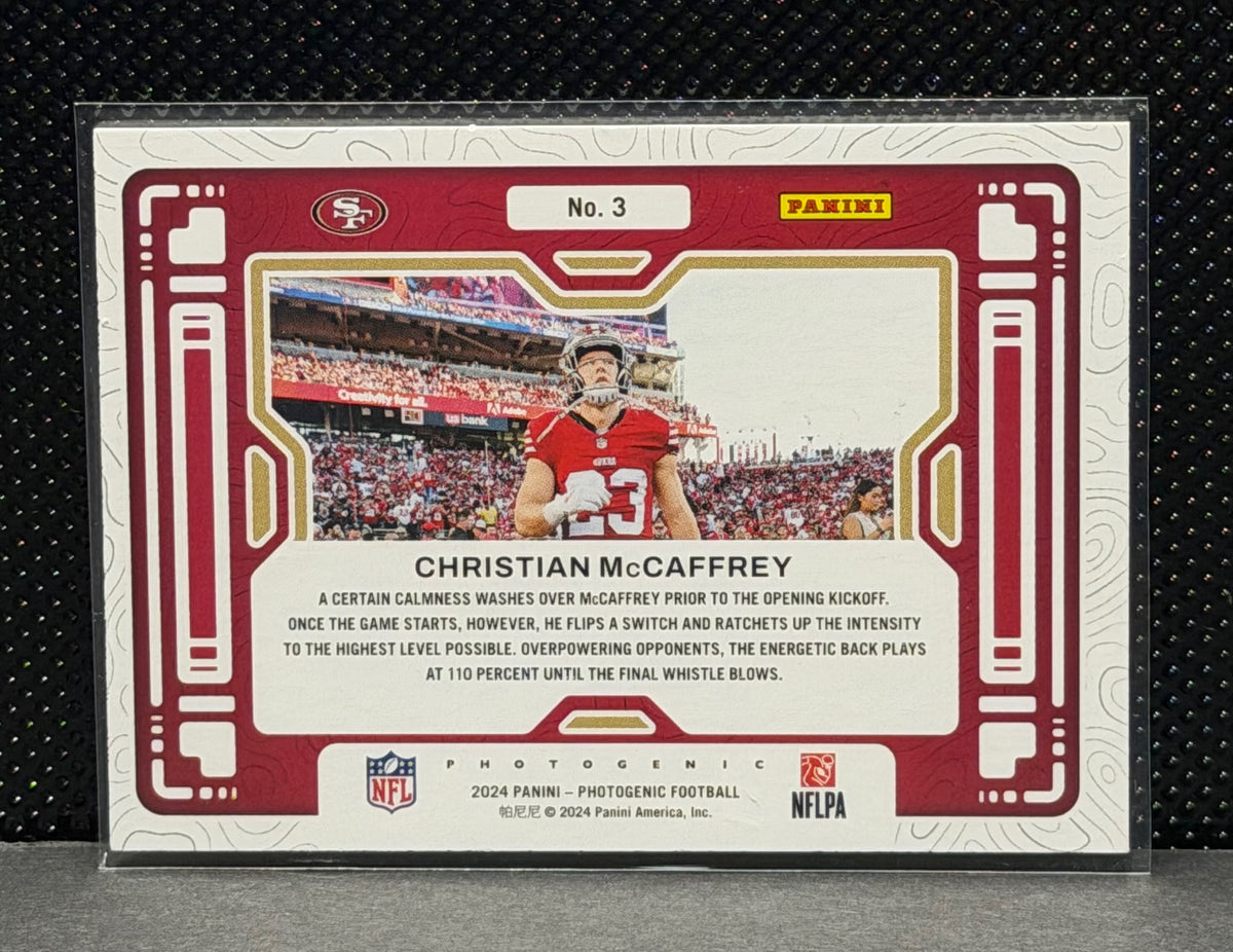 2024 Panini Photogenic #3 Christian McCaffrey A Different View