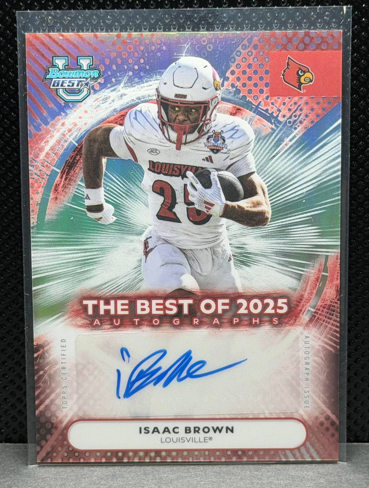 2025 Bowman University Best Isaac Brown Best Of 2025 Autographs